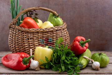 Assortment of fresh vegetables