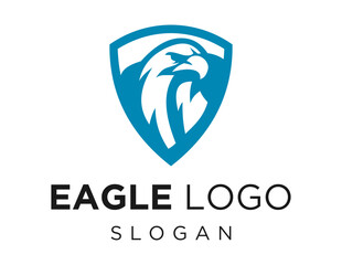 Logo about Eagle on a white background. created using the CorelDraw application.