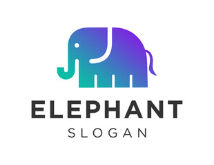 Logo about Elephant on a white background. created using the CorelDraw application.