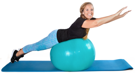 senior woman exercising