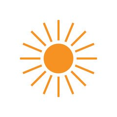Sun Vector illustration Icon Logo and symbol design