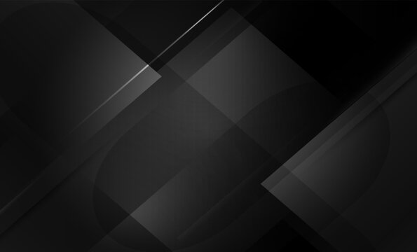 Black abstract geometry design pattern background