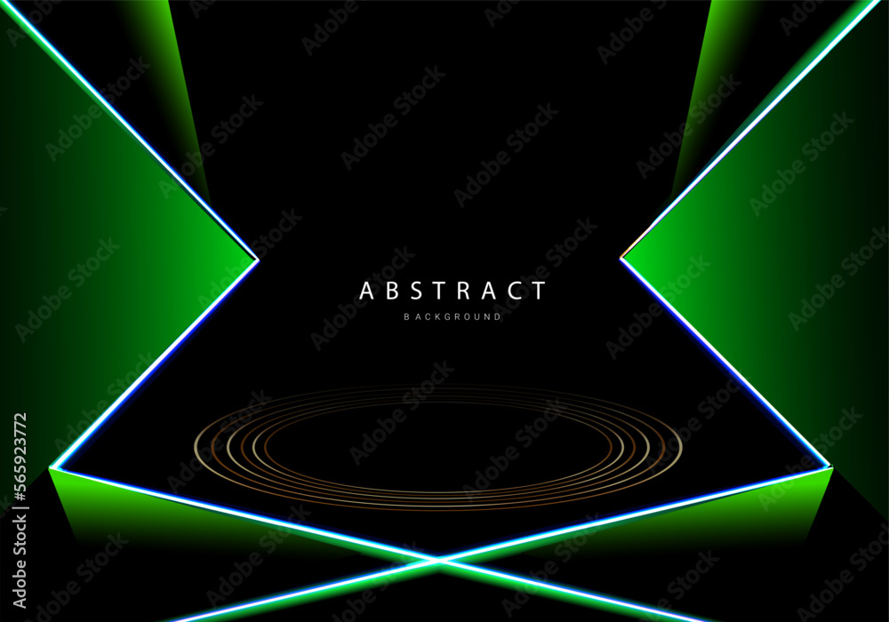 Wall mural abstract blue lines pattern design elegant background