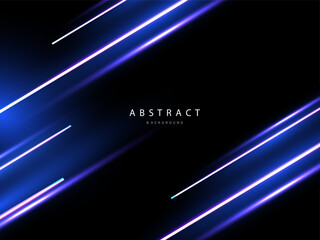 Abstract blue modern decorative stylish background vector