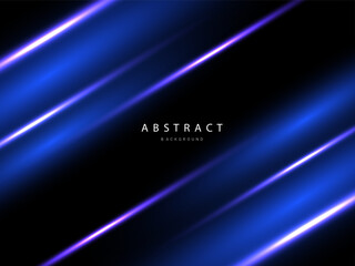 Fototapeta premium Abstract blue modern decorative stylish background vector