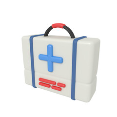 3d illustration of first aid kit