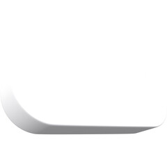 3d cloud icon on white, for UI, poster, banner, social media post. 3D rendering