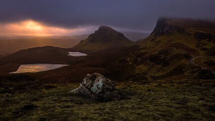 Early morning light on the Trotternish Ridge, Isle of Skye.