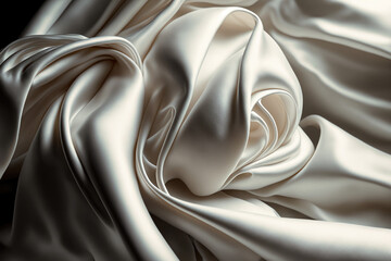 white silk made by generative ai
