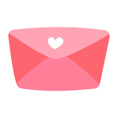 Love Messages Valentine Sticker Color 2D Illustration