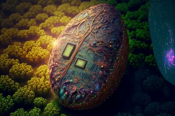 Discover the Technological Easter Surprise with IT-Savvy Tech Egg