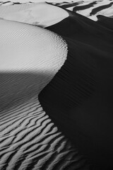 Dreamy Black & White Yazd Desert Iran