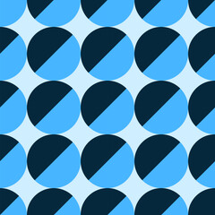 Colorful seamless pattern of black blue bubbles for fabric, textile, wrappers and other various surfaces