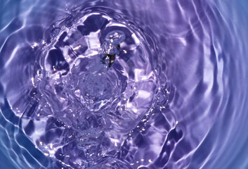 purple splash water, creative art design
