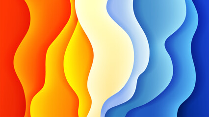 Abstract background soft gradient color and dynamic shadow on background .Vector background for wallpaper,banner. Eps 10