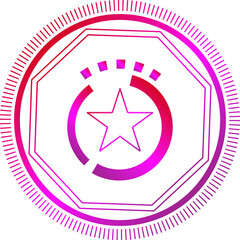 Tech circle global network connection futuristic technology science element graphic illustration design