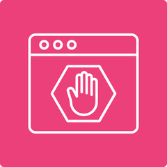 Obraz premium Ad Blocker Icon