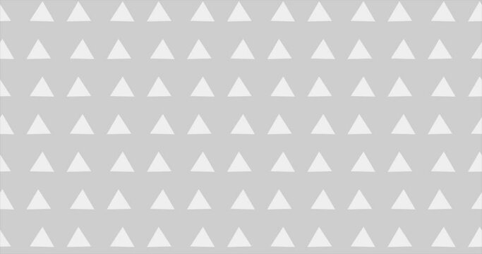 white triangle pattern background animation