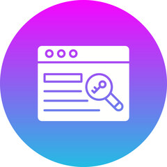 Obraz premium Keywords Icon
