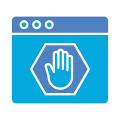 Obraz premium Ad Blocker Icon
