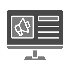 Fototapeta premium Digital Marketing Icon