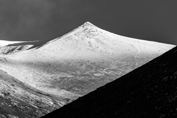 Etna Peak - Black & White
