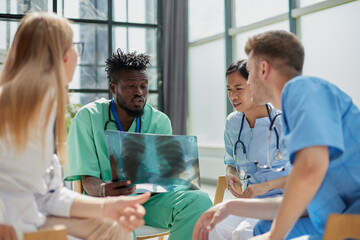 Fototapeta premium All of them are trained and have experience with any x-rays.