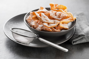 Faworki or angel wings