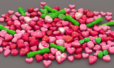 valentine's day candy hearts 