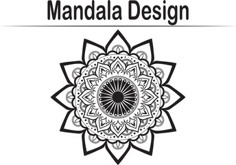 FloralGeometric luxury background mandala design
