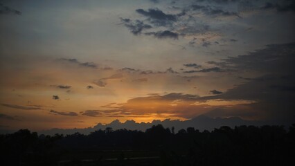 Obraz premium sunset in the sky