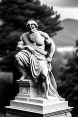 Plato statue 
