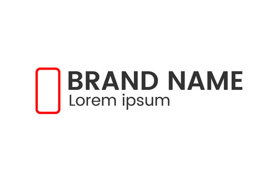 modern and minimalist logo with logo mark 