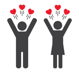 Man and woman person