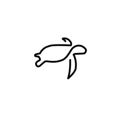 One Line Animals Icons