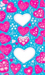 Obraz na płótnie Canvas valentine's Day cute heart