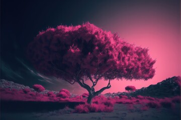 Pink Tree, generative AI