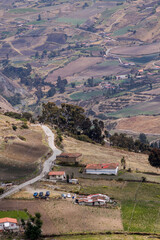 Traveling through Venezuela. Mucuch&iacute;es, one of the largest known towns on the p&aacute;ramo route in M&eacute;rida. access points for La Culata and Sierra Nevada national parks are located