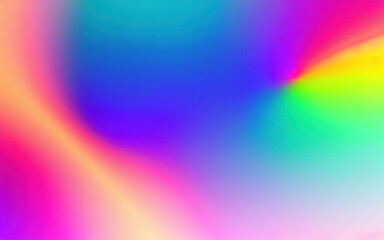 Colorful gradient background with holographic effect, Holographic abstract fantasy backdrop