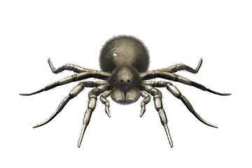 3d rendered of Spider Tarantula. Largest spider in terms of leg-span is the giant huntsman spider