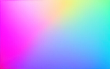 Obraz premium Colorful gradient background with holographic effect, Holographic abstract fantasy backdrop