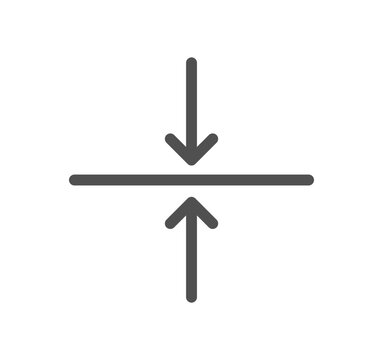 Arrows related icon outline and linear vector.