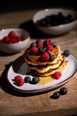pancake mit früchten