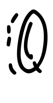 Crazy Funky Think Uppercase Letter Font