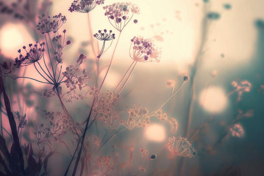 Misty flowers 