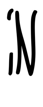 Crazy Funky Think Uppercase Letter Font