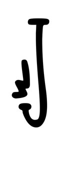 Crazy Funky Think Uppercase Letter Font