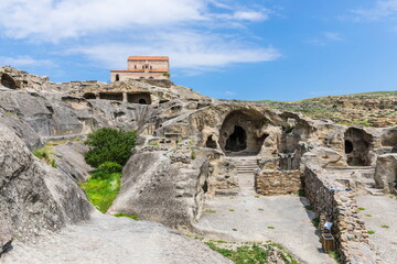 temple in the cave city of Uplistsikhe near Gori, Georgia