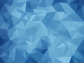 Obraz premium Blue icy background, geometry shapes patterns design