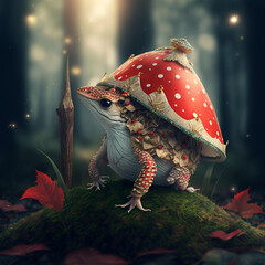 Frog fly agaric